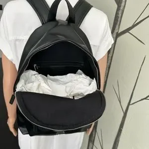 Givenchy 100% Calf BagPack Never Worn! Essential U backpack in nylon - black in - black  main image 4